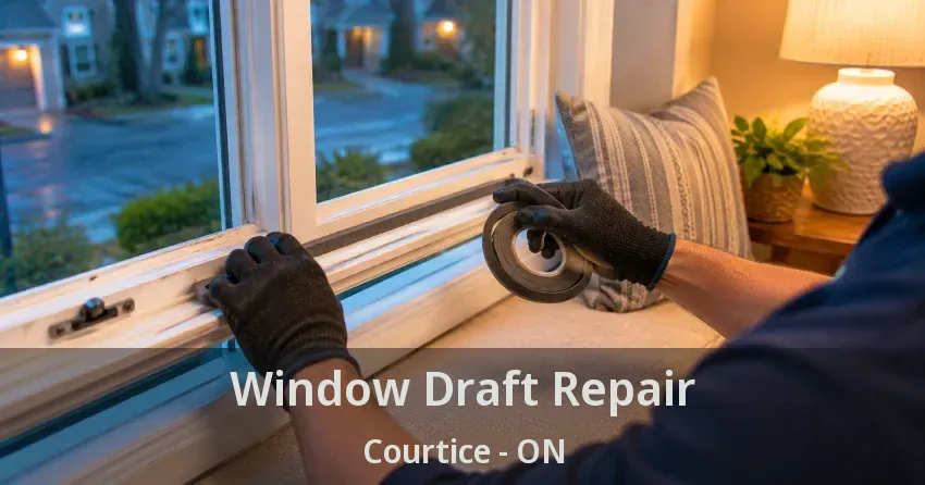 Window Draft Repair Courtice - ON