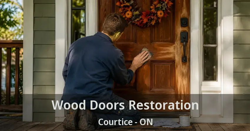 Wood Doors Restoration Courtice - ON