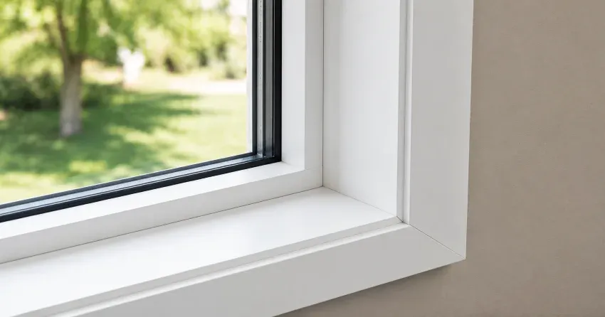 large picture window installed in a living room in Courtice